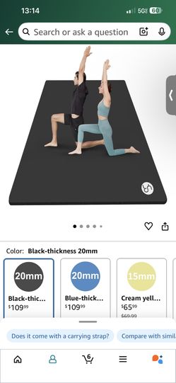 Thick Yoga Mat ( Large Size )