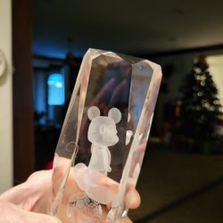 Nice emails , crystal from disneyland perfect ,  Sixty dollars old