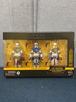 Star Wars Black Series ARC TROOPER BATTLE PACK Clone Wars 6" Figure 3 Pack NIB