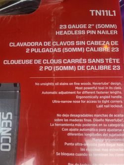 Senco TN11L1 23g pin nailer
