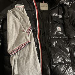 Moncler Jacket & Tee Shirt