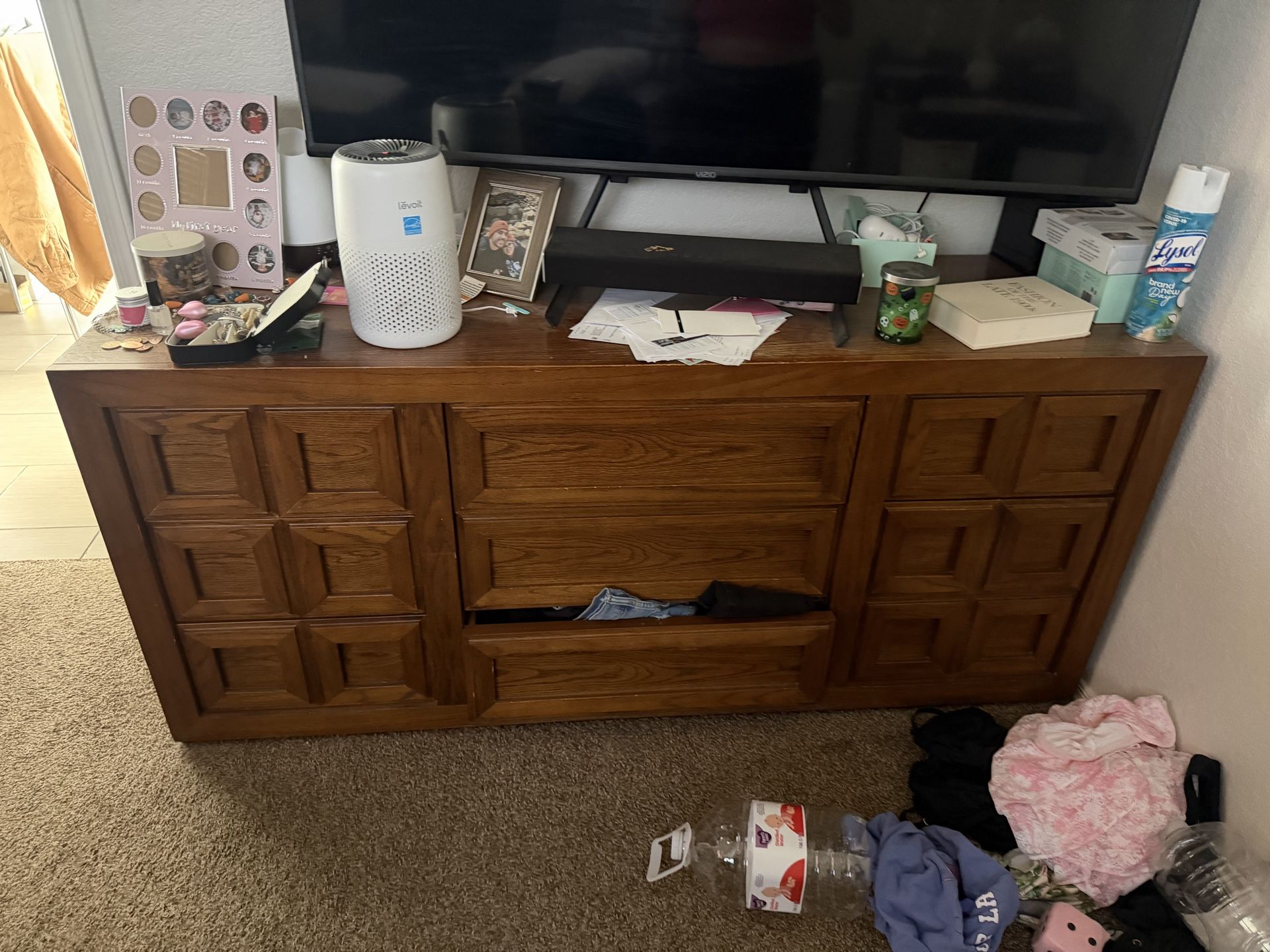 Dresser brown wood