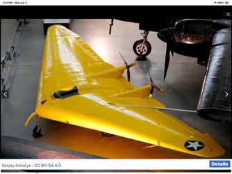 RC Northrop N-9M flying wing