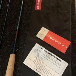 Redington Crosswater 9’ 6 wt. fly rod. Comes with a bag.