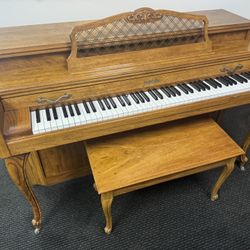 Original Baldwin Acrosonic Upright Piano ( White oak Finish)