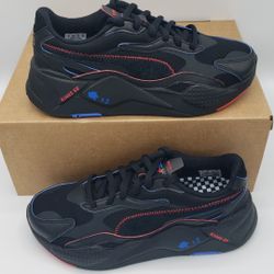 Puma Unisex Kids Black RS-X3 Sonic 374506 01 Lace Up Sneaker Shoes Size 6c