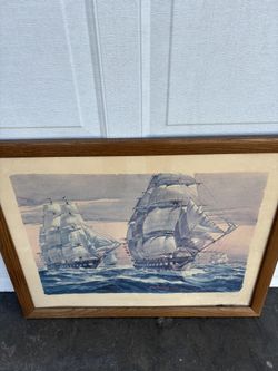 VINTAGE “ SIGNED ORIGINAL” 30”  X 25” - 1964 ( ARTHUR BEAUMONT ) MOVING SALE REDUCED PRICE !!  RARE COLLECTABLE !!