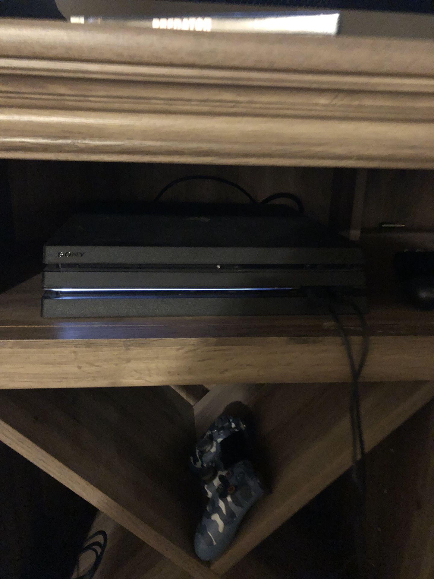 PS4 Pro w/ controller and games