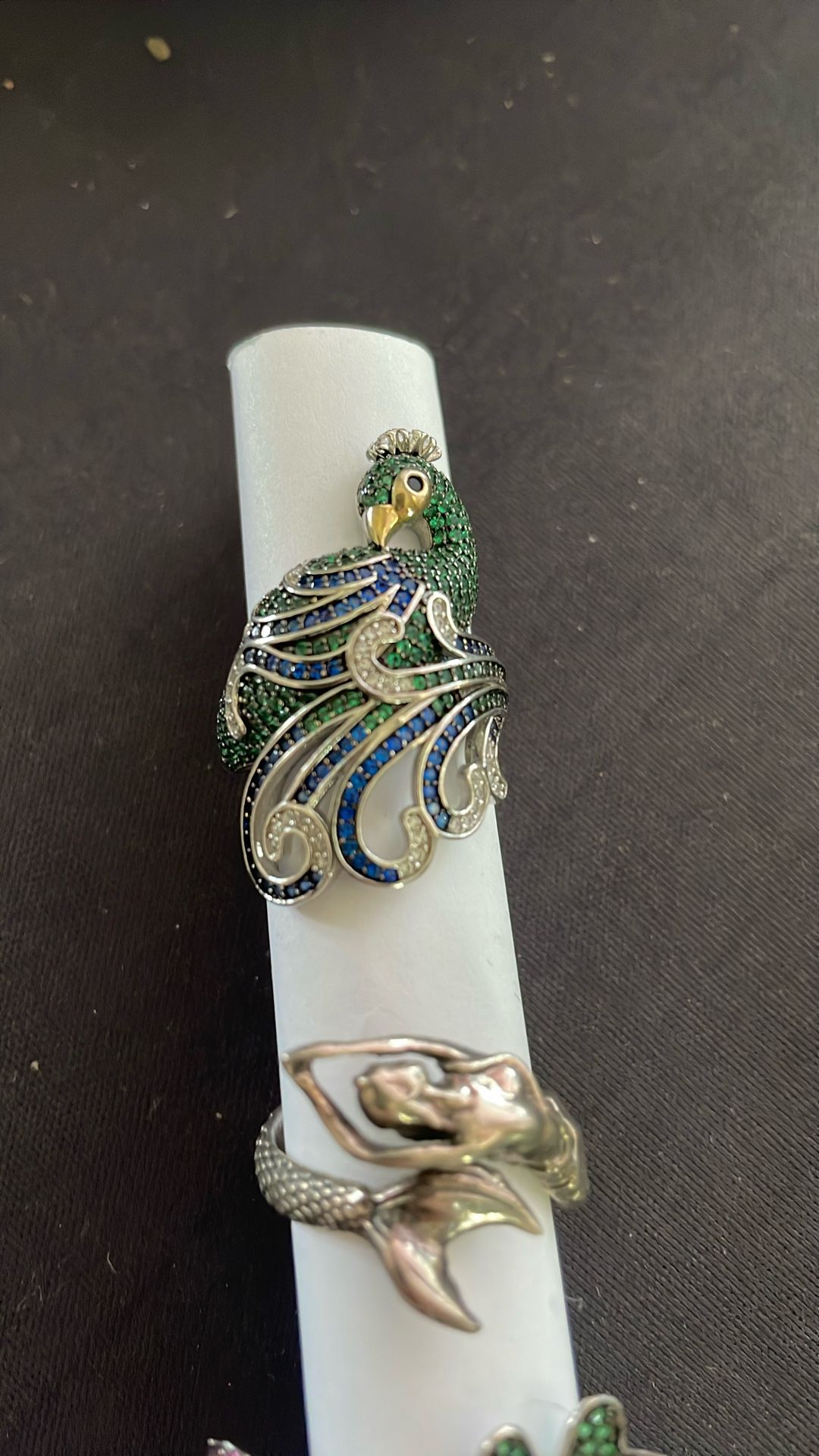 3 Unique Rings, Size 8
