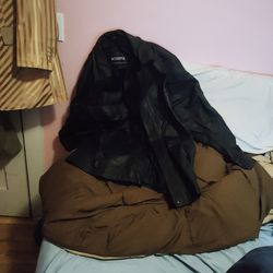 Interpol Men's Black Leather Jacket