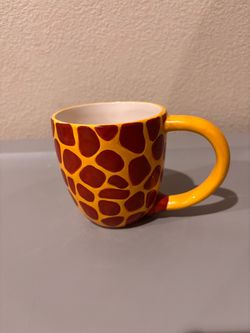 Peek a Boo Giraffe Ceramic Coffee Mug