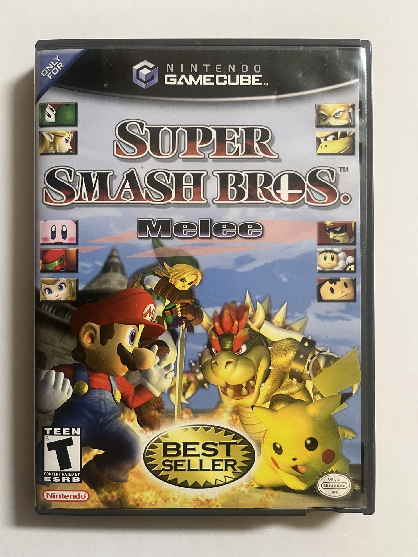 Super Smash Bros Melee Nintendo GameCube Manual Tested/WORKING