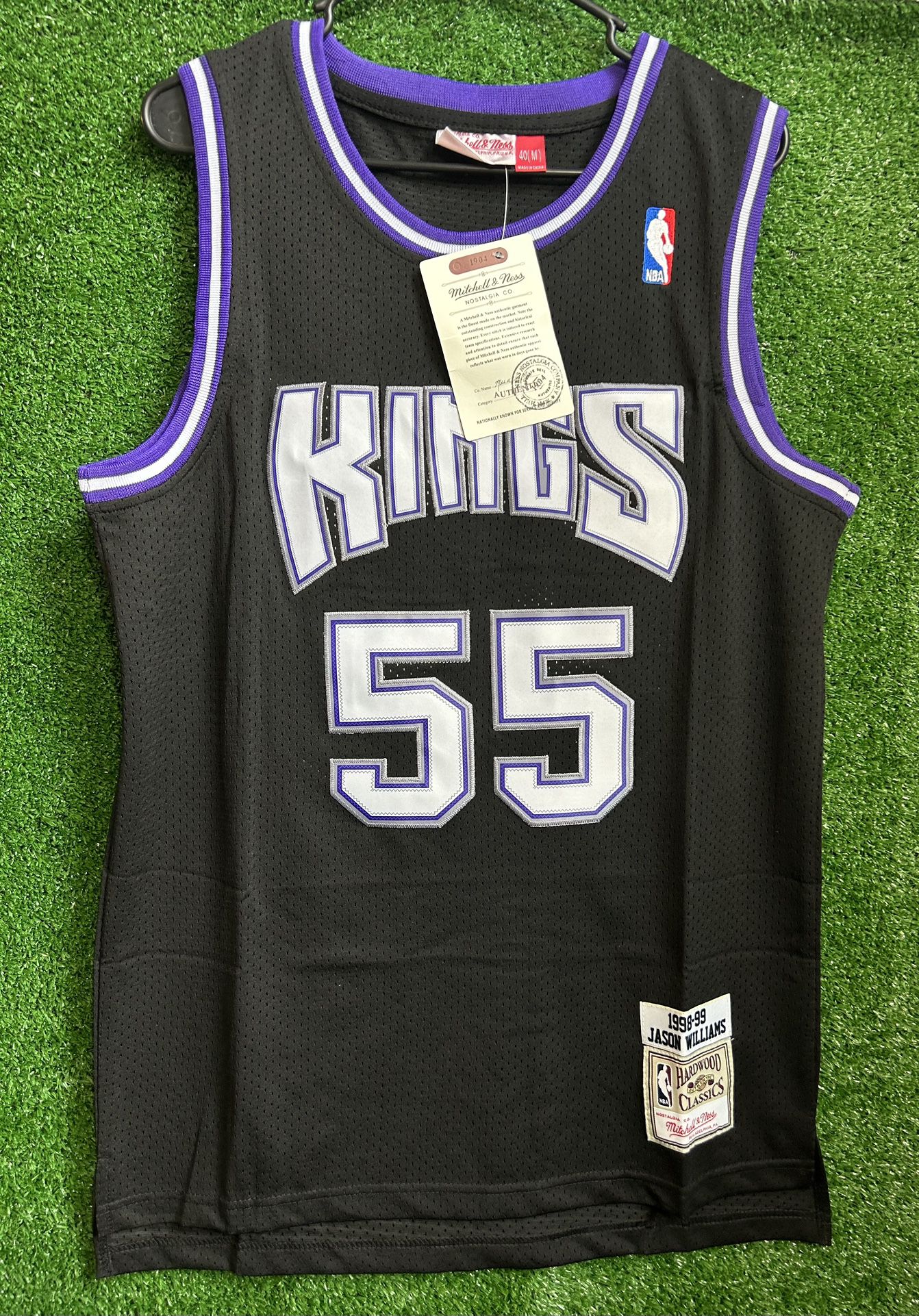 JASON WILLIAMS SACRAMENTO KINGS MITCHELL & NESS JERSEY BRAND NEW WITH TAGS SIZES MEDIUM, LARGE AND XL AVAILABLE
