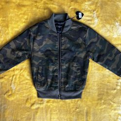 NEW Army Fatigue Zip Up Bomber Jacket (Toddler Boy)