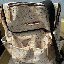 Petunia Pickle Bottom- Disney Beauty And The Best Backpack 