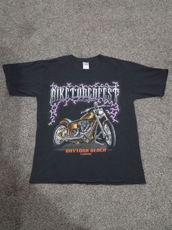 Vintage Biketoberfest Daytona Motorcycle T Shirt Sz LARGE