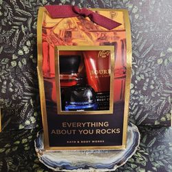Bath & Body Works "Everything About You Rocks" (Bourbon) Mini Gift Set