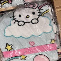 Hello Kitty Throw Blanket