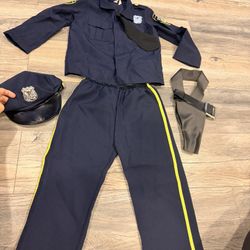 Halloween Police Officer Costume 4T-6T