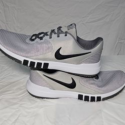 Nike Flex Control 4 Light Smoke Grey CD0197-001 Gray Black White Men's Sneaker,, size #15M