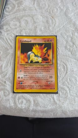 Cyndaquil Pokémon Card 56/111