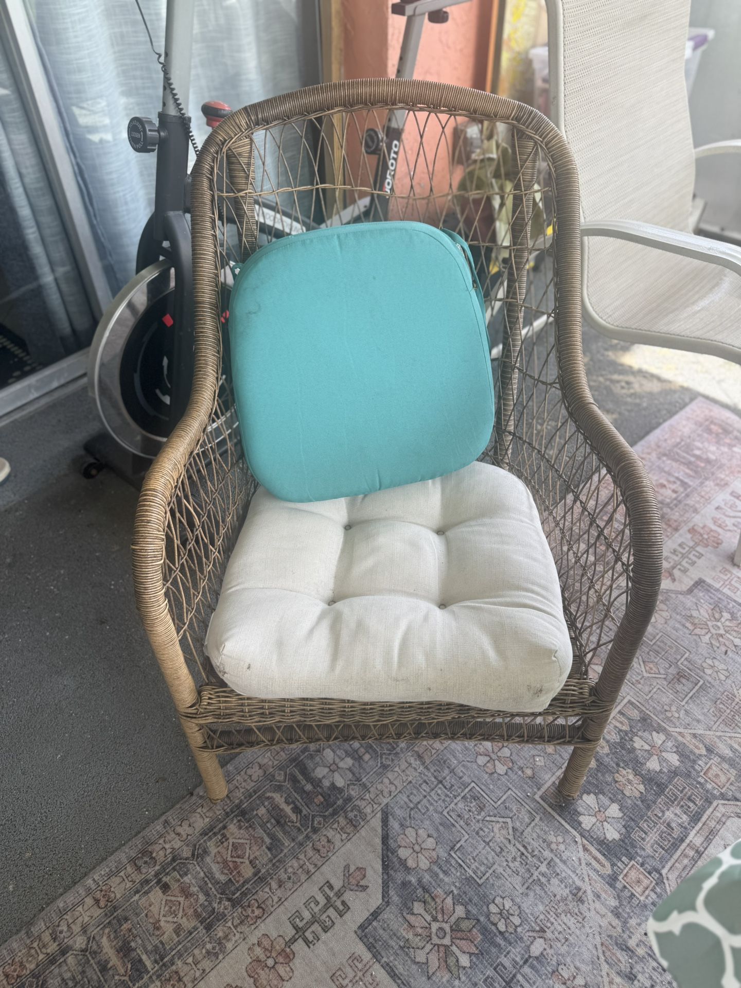 2 Whicker Chairs
