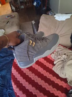 Grey Jordan 12s