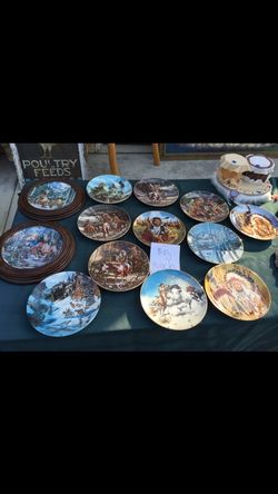Decorated plates