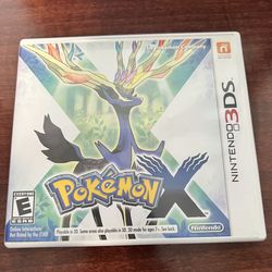 Pokémon X for Nintendo 3DS Case And Manual only