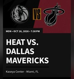 2 Miami Heat vs Dallas Mavericks Tickets