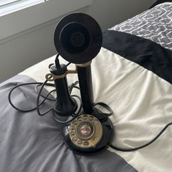 Vintage Candlestick Phone W/ Adapter