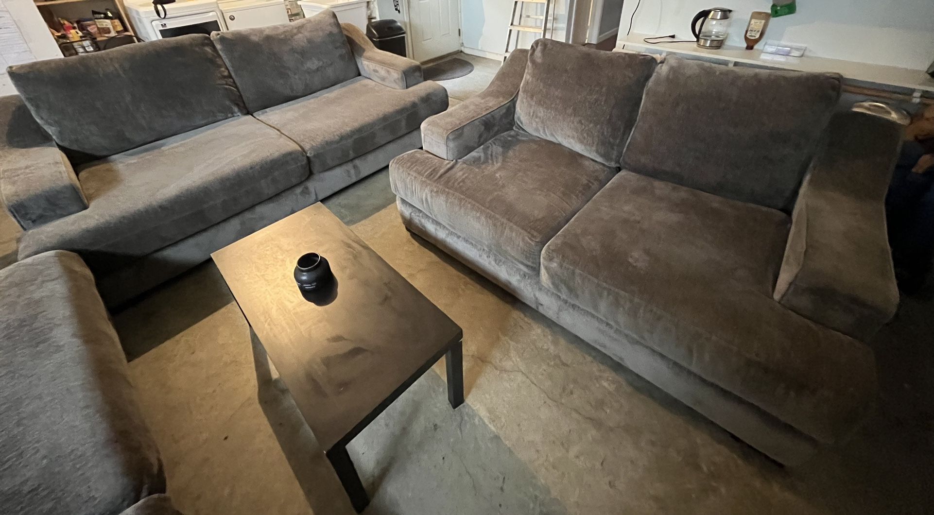Big And Small Matching Couches Sofas