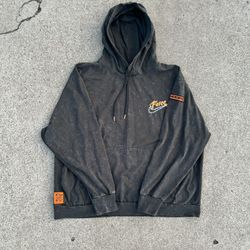 Nike Sweatshirt mens 3XL Black Air force hoops spellout swoosh grunge outdoor