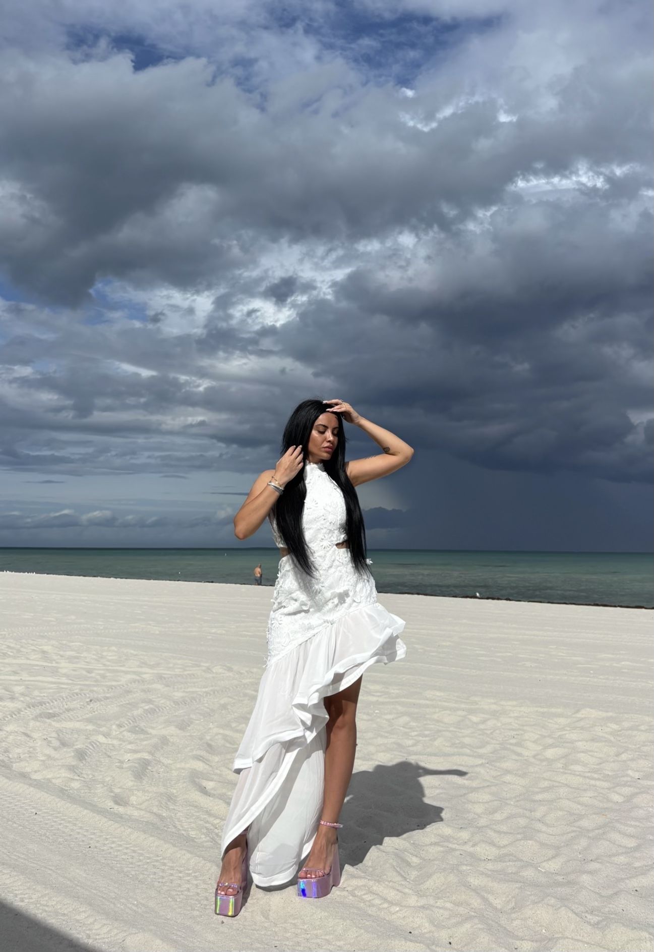 White dress