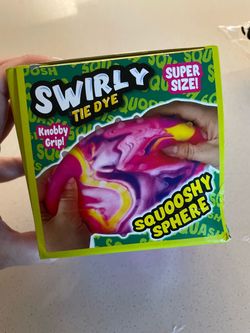 Squishy jumbo tie dye ball