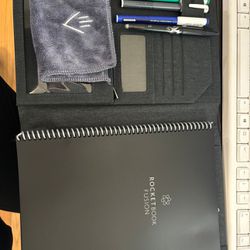 Rocketbook Fusion Pens Cover Like New Black and Grey Office Notes Letter Size
