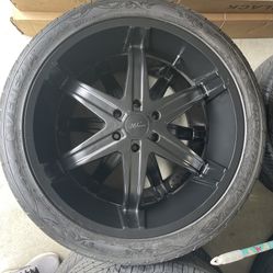 24in Rims & Tires - WILL TRADE 