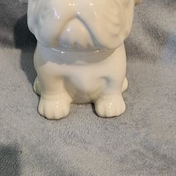 English Bulldog  Cookie Jar Dog Treat Jar 