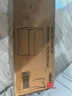 Gray Ottoman