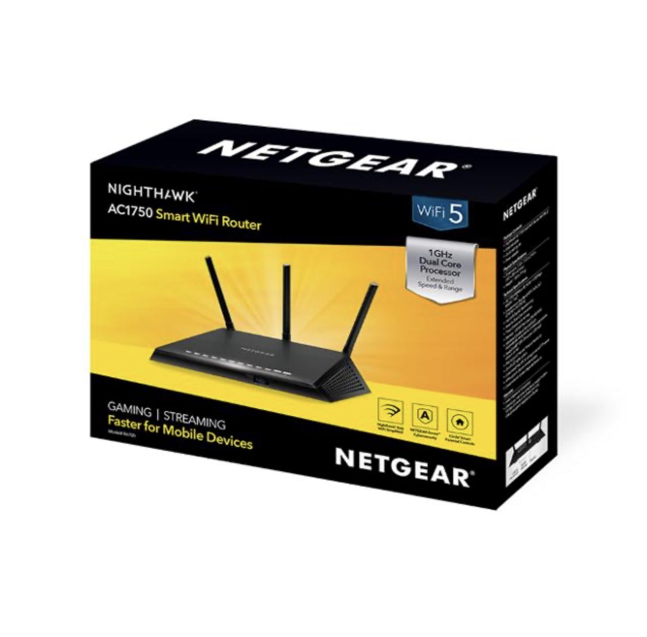 NETGEAR Nighthawk, Smart Wi-Fi Router, R6700 - AC1750