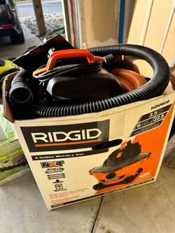 Ridgid Wet/Dry 6Gal Vacuum