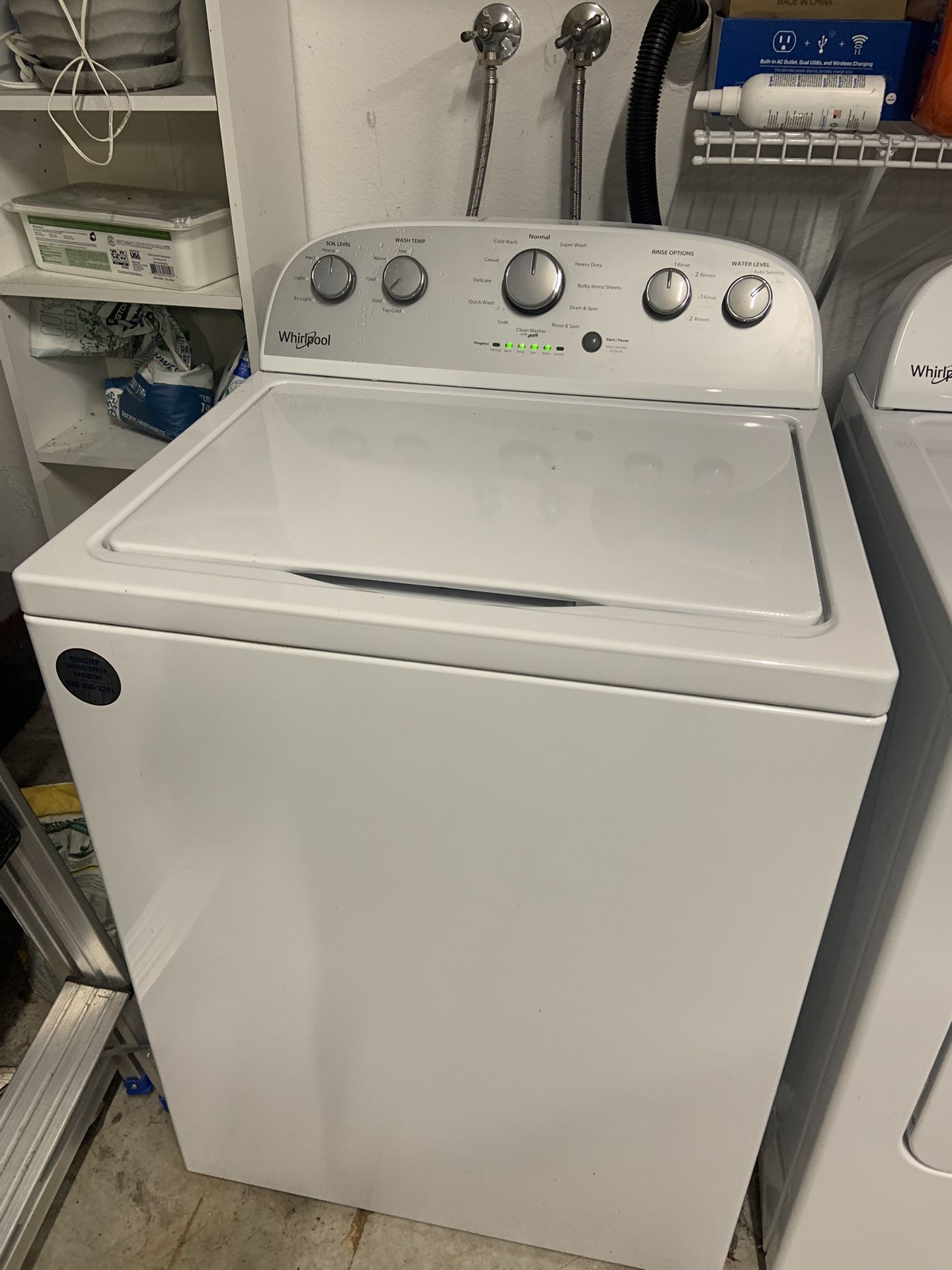 Whirlpool Washer Less Than 2YO