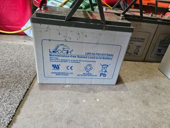 4 12v 75ah batteries