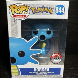 Custom Pokemon Funko Pop - Holographic Horsea Figure
