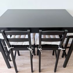 JOKKMOKK IKEA Bar DiningTable Set with 4 Chairs