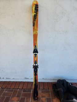 Salomon 185cm Scream 10 Hot Spaceframe Pilot Skis & Salomon S912 Ti Bindings