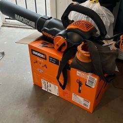 WORX 12 Amp Trivac 3-in-1 Electric Leaf Blower/Mulcher/Yard Vacuum - WG512