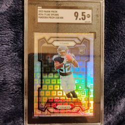 9.5 SGC Tyjae Spears 2023 Prizm Pandora/400