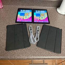 Like New! Apple iPad 6th Gen 9.7in W/Charger & Case WiFi & Cellular Unlocked
