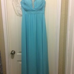 Blue dress